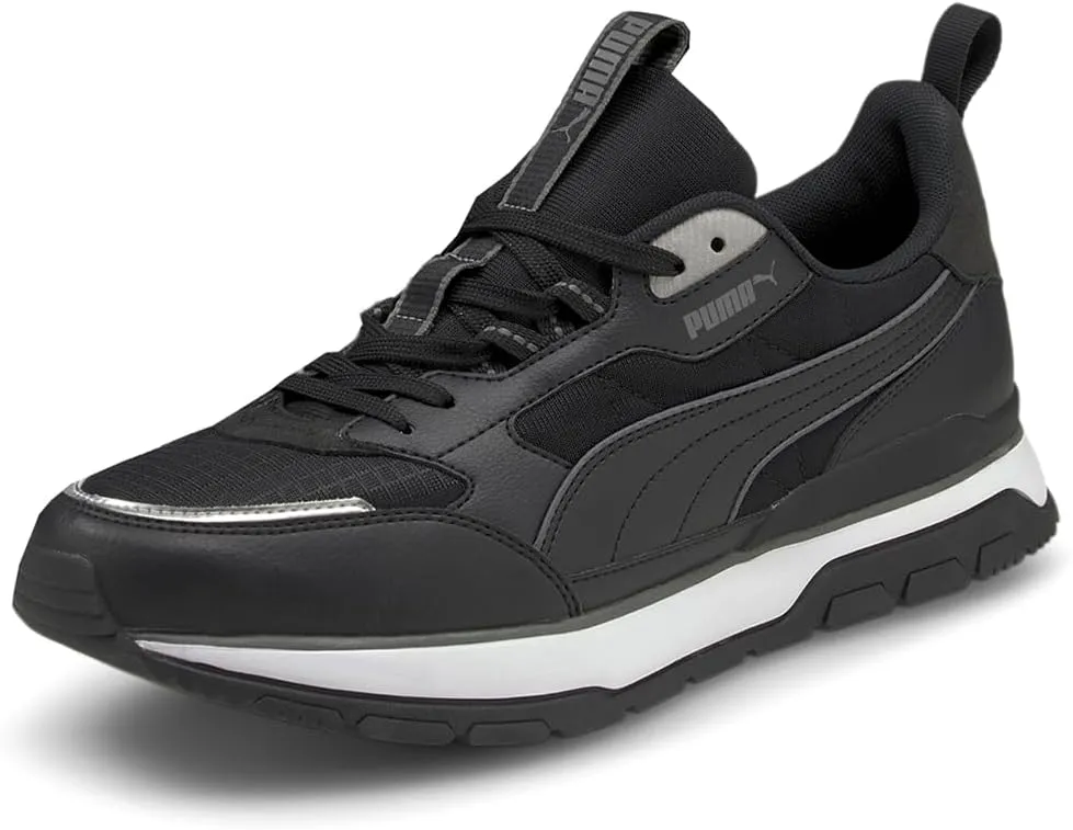 PUMA Mens R78 Trek Lace Up Sneakers Shoes Casual - Black, Grey