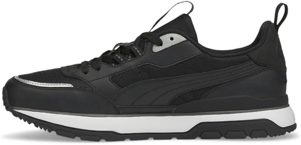 PUMA Mens R78 Trek Lace Up Sneakers Shoes Casual - Black, Grey