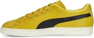 PUMA Mens Staple X Suede Lace Up Sneakers Shoes Casual - Yellow - Size 9.5 M