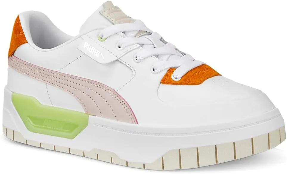 PUMA Womens Cali Dream Platform Sneakers Shoes Casual - Black, White