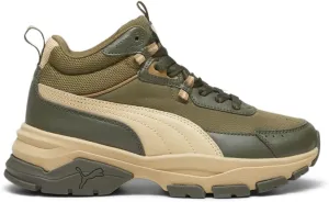 Puma - Womens Cassia Via Mid Shoes, Color Puma Olive/Toasted Almond/Dark Olive/Toast, Size: 7.5 M US