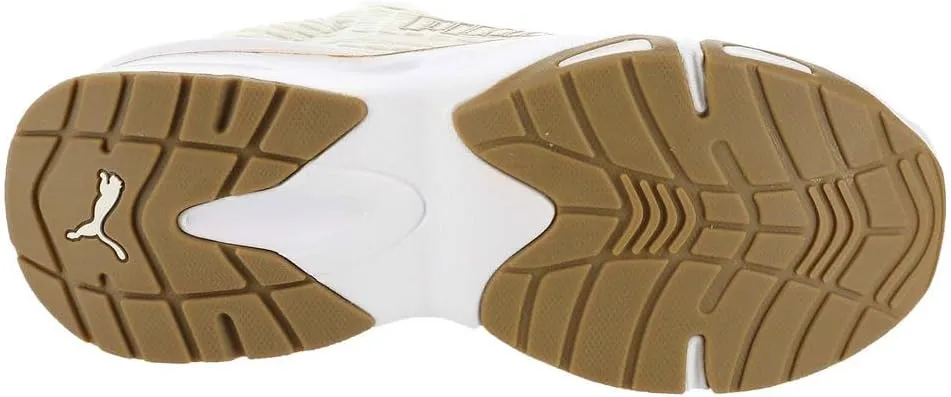 PUMA Womens Softride Divine Running Sneakers Shoes - Gold, White