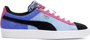 PUMA Womens Suede Classix Perforated Lace Up Sneakers Shoes Casual - Blue, Multi - Size 6.5 M