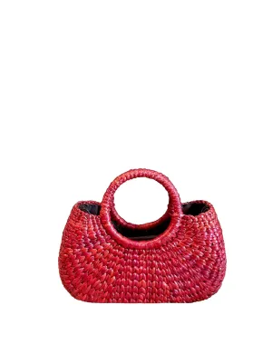 Red Color Straw Basket Bag,Straw Bag,Straw Basket Bag,Market Basket Bags,Summer Straw Bag,Straw Basket Tote,Straw Basket Purse,Straw Tote Beach Bag
