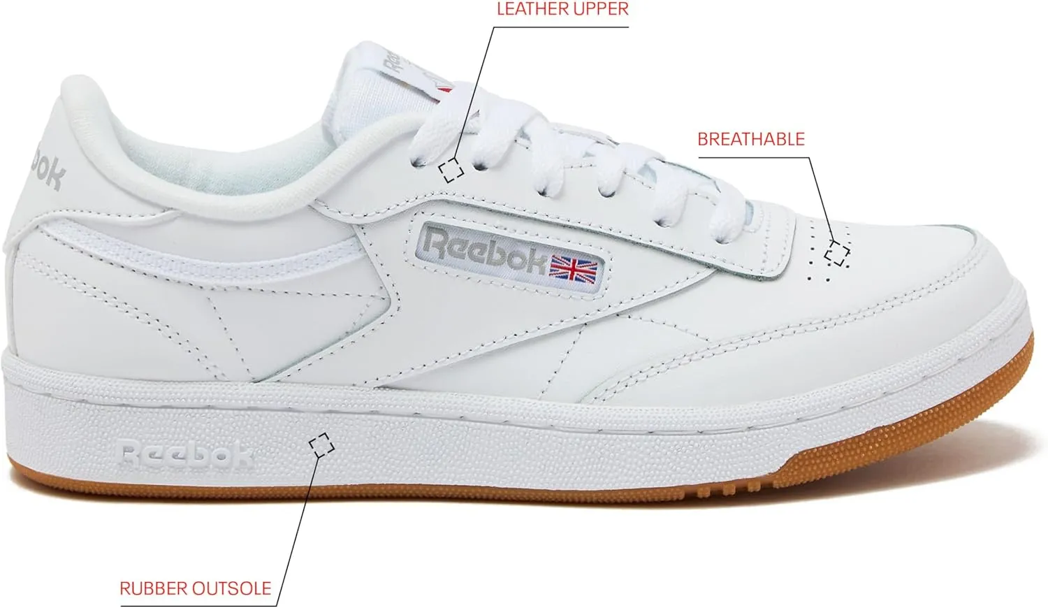 Reebok Boy's Club C Sneaker