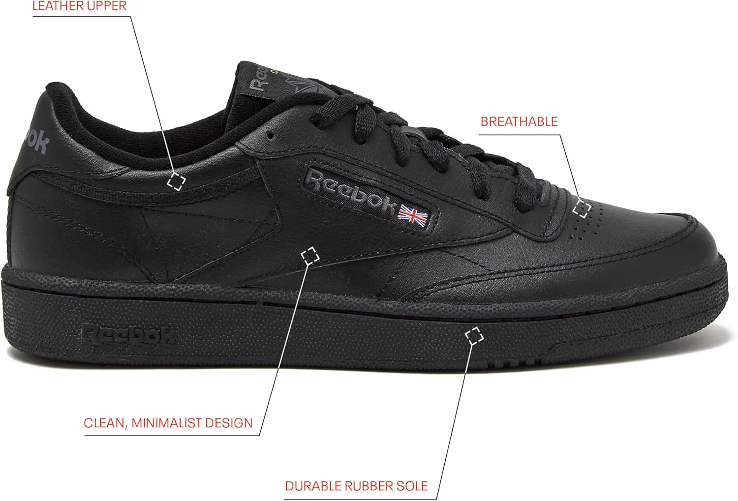 Reebok Men's Club C 85 Tennis Sneaker