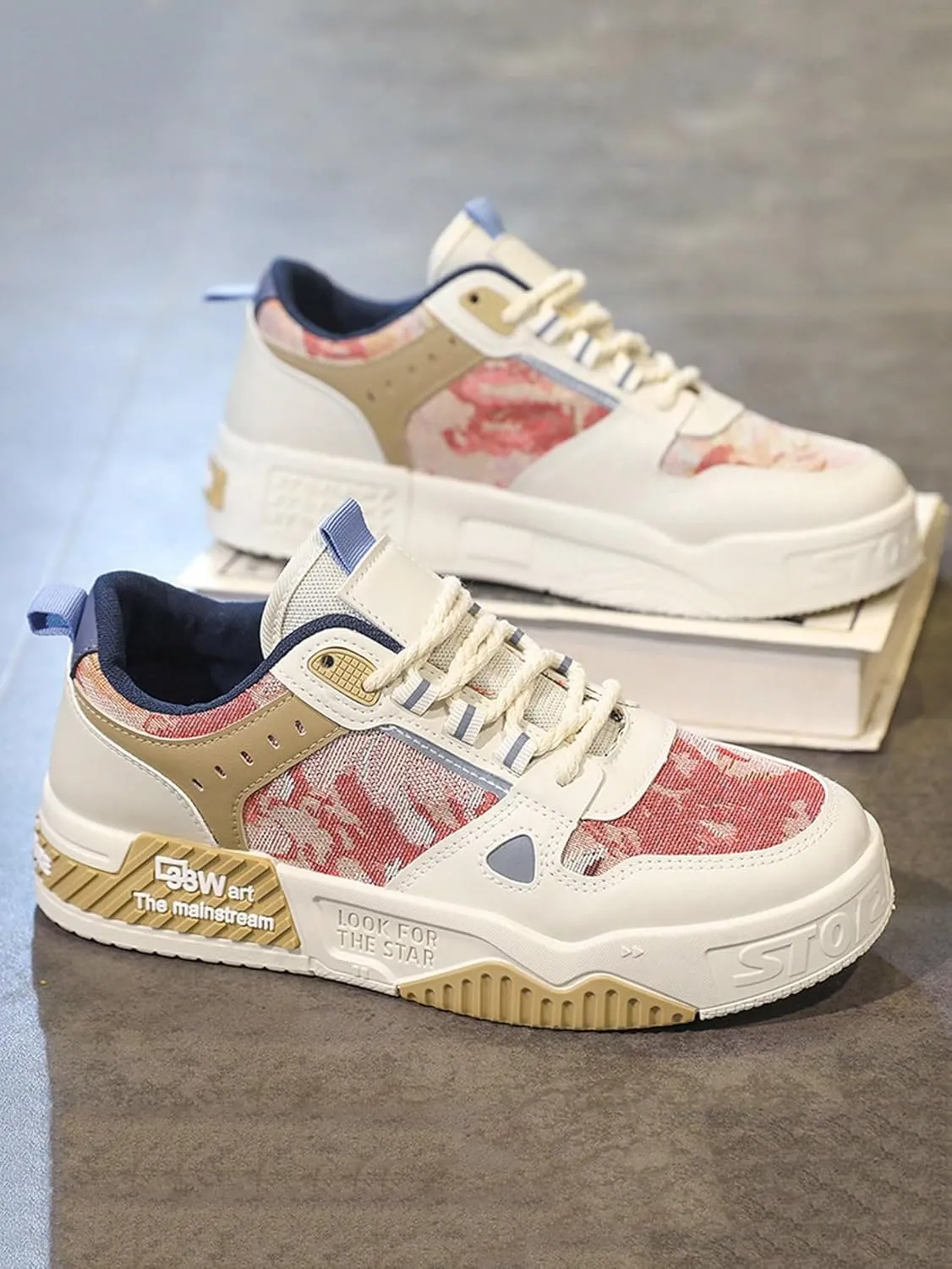 Retro Y2K Chunky Platform PU Leather Sneakers Women Cute Streetwear Shoes Breathable Casual Footwear Trendy Thick Sole Daily Outfit Essential