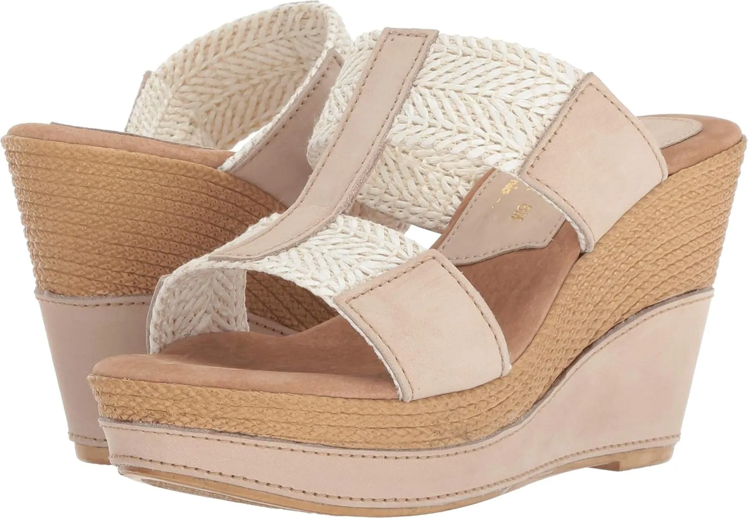Sbicca Womens Lenvik Platform Slip On Wedge Sandals