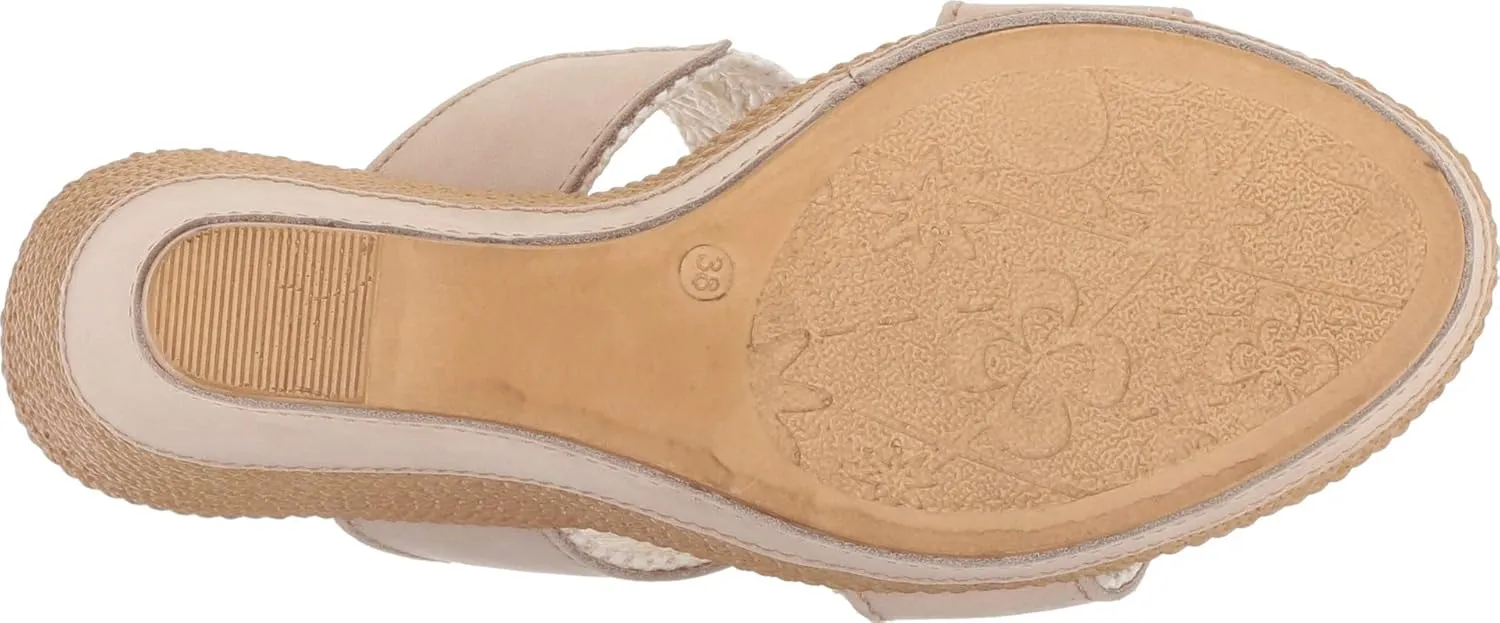 Sbicca Womens Lenvik Platform Slip On Wedge Sandals