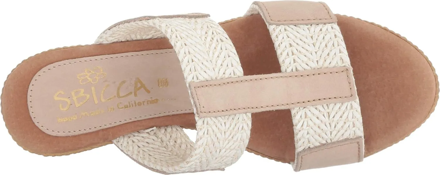 Sbicca Womens Lenvik Platform Slip On Wedge Sandals