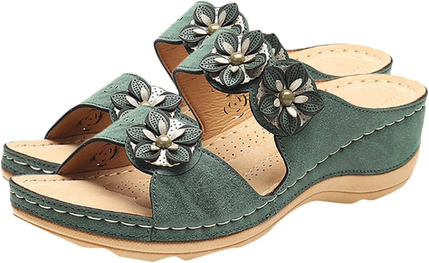 Shoes for Women, Sandals Women Premium Orthopedic Open Toe Sandals Retro Anti-Slip Breathable Sandals