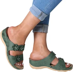 Shoes for Women, Sandals Women Premium Orthopedic Open Toe Sandals Retro Anti-Slip Breathable Sandals