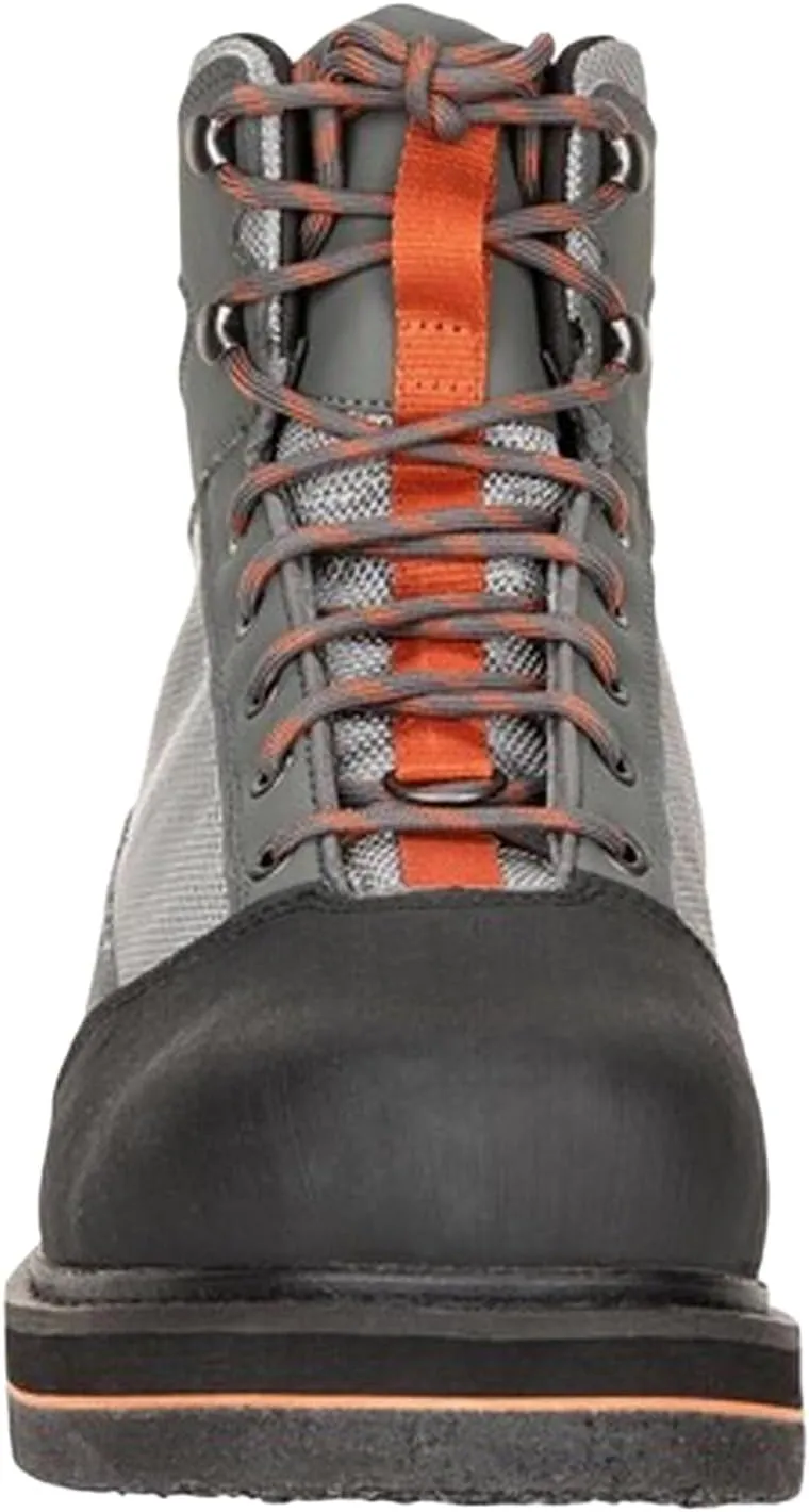 Simms Tributary Felt Sole Wading Boots - Premium Adult Felt Bottom Fishing Boots with Enhanced Traction & Comfort