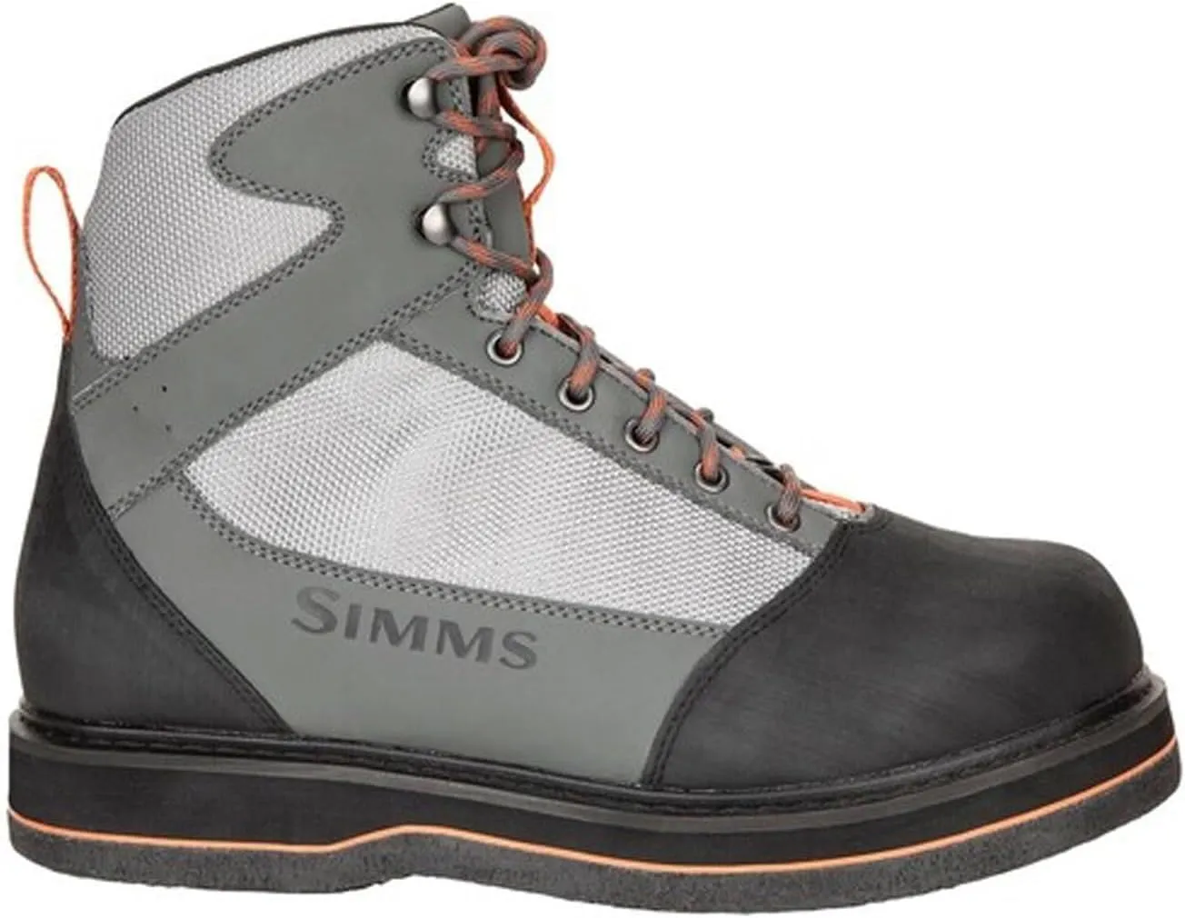 Simms Tributary Felt Sole Wading Boots - Premium Adult Felt Bottom Fishing Boots with Enhanced Traction & Comfort