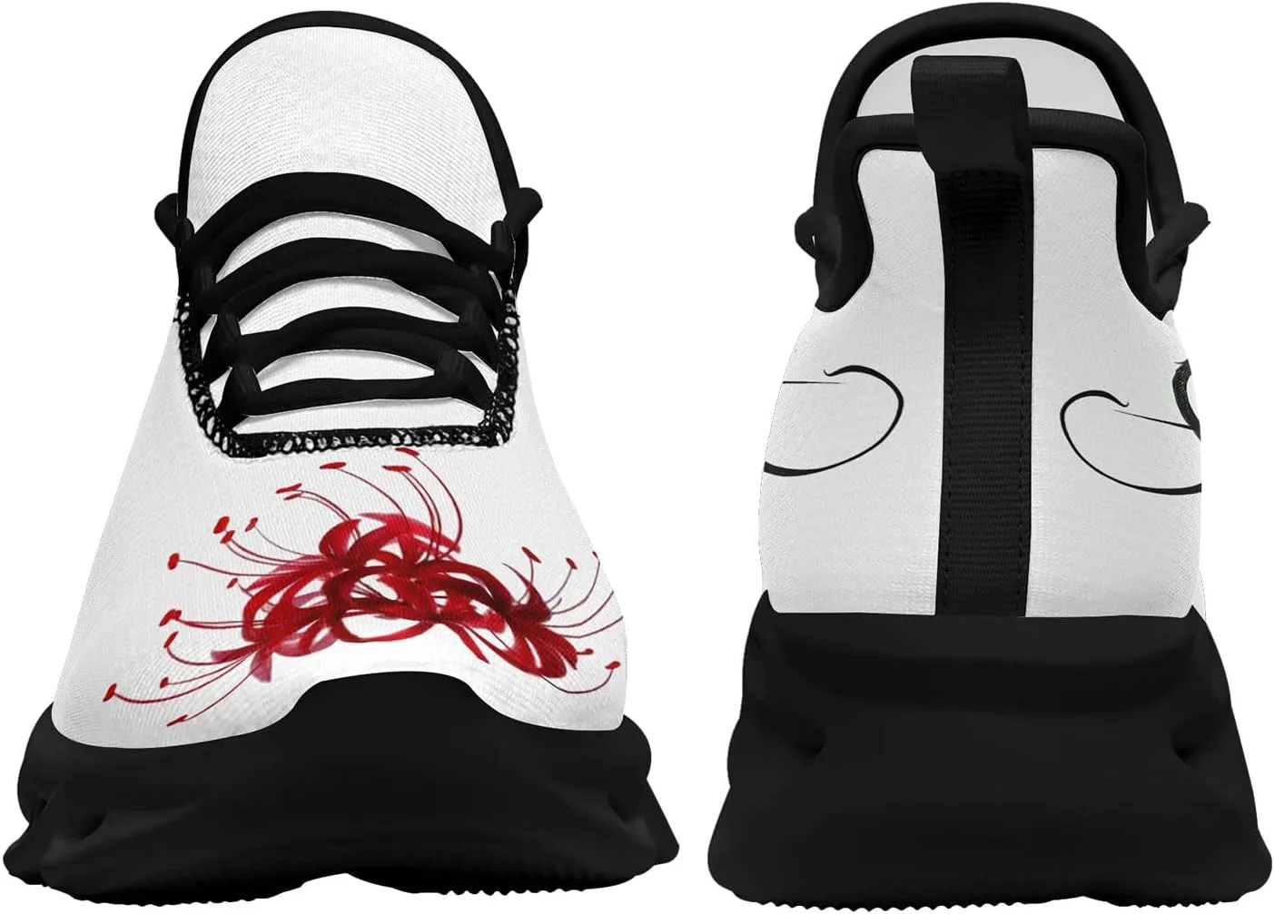 Snake Fashion Sneakers Running Shoes Comfortable Cushioned Walking Shoes for Women Men