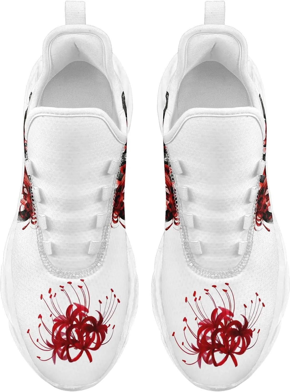 Snake Fashion Sneakers Running Shoes Comfortable Cushioned Walking Shoes for Women Men