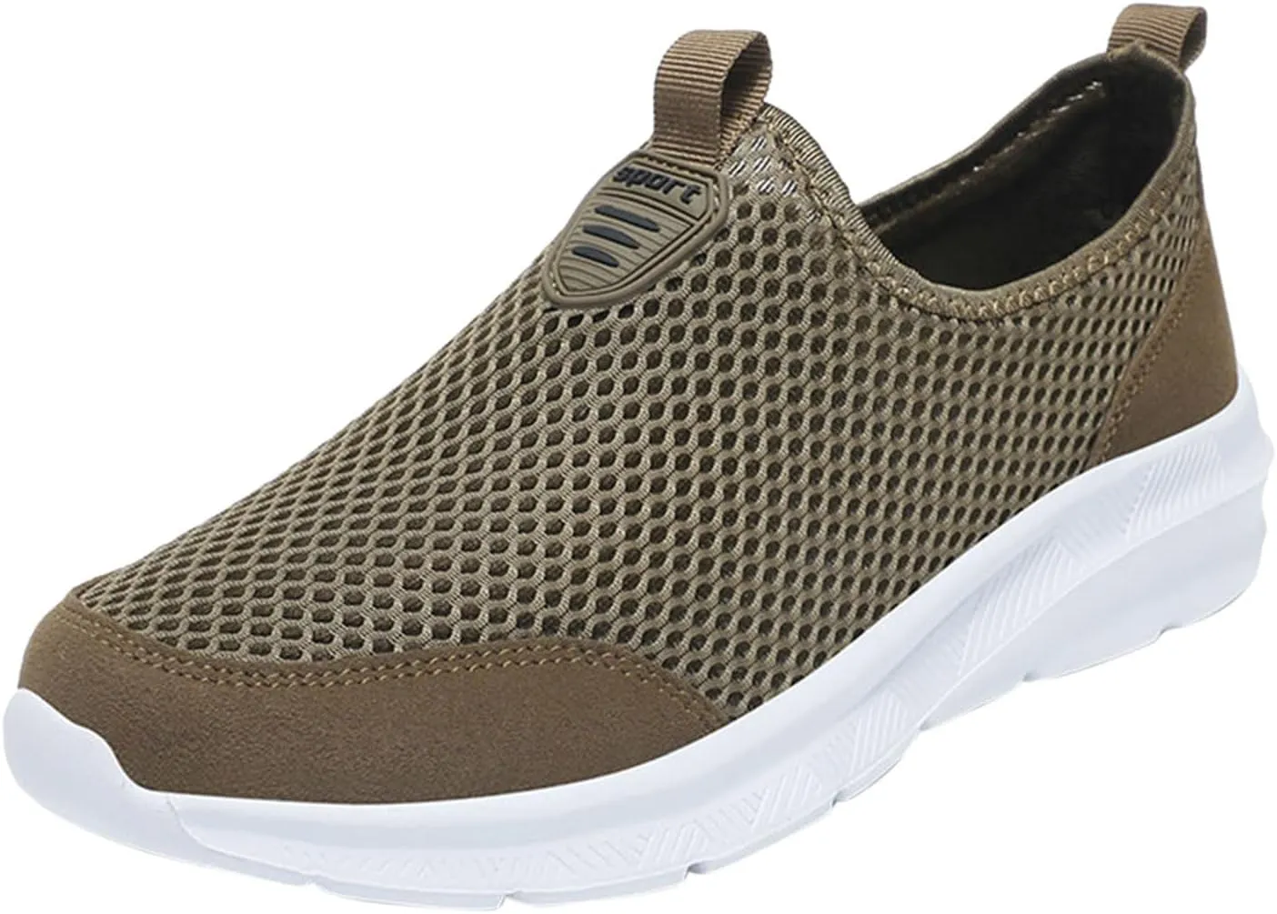 Sneakers for Women Walking Shoes Non Slip Lightweight Slip On Shoes Women Comfort Slip On Shoes Casual Wedge Sneakers White Tennis Shoe Loafers Dress Shoe