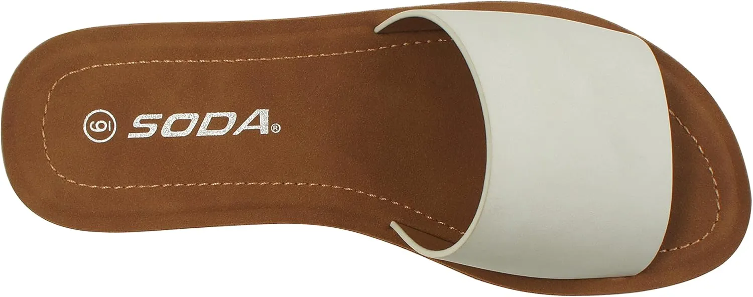 Soda EFRON Women's Casual Slip On Sandals