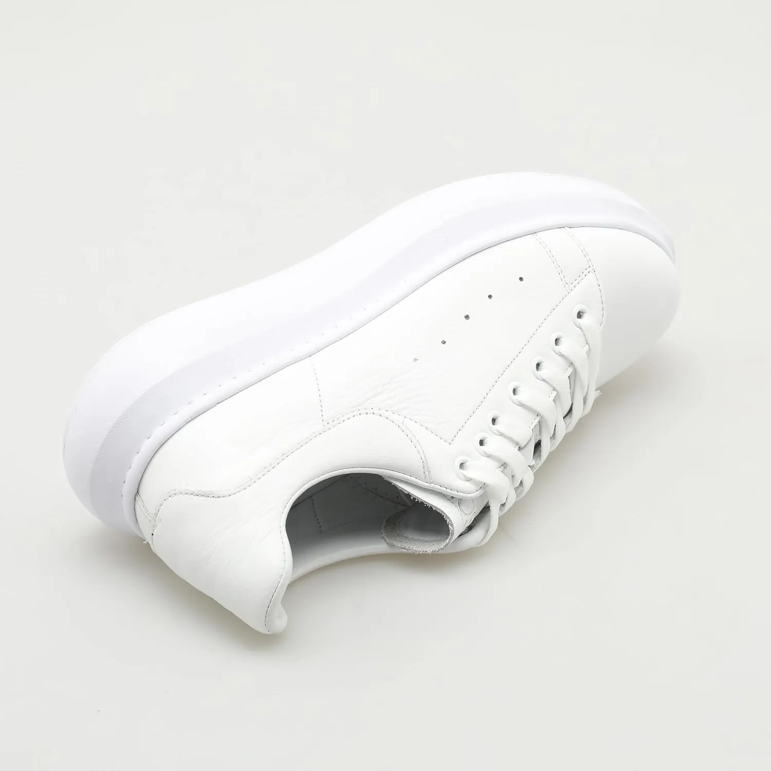 SOLL Queen II Men's Casual Sneakers | Genuine Leather Perforated Oversizded Thick Sole Shoes