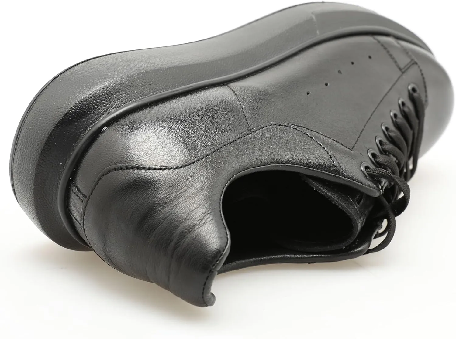 SOLL Queen II Men's Casual Sneakers | Genuine Leather Perforated Oversizded Thick Sole Shoes