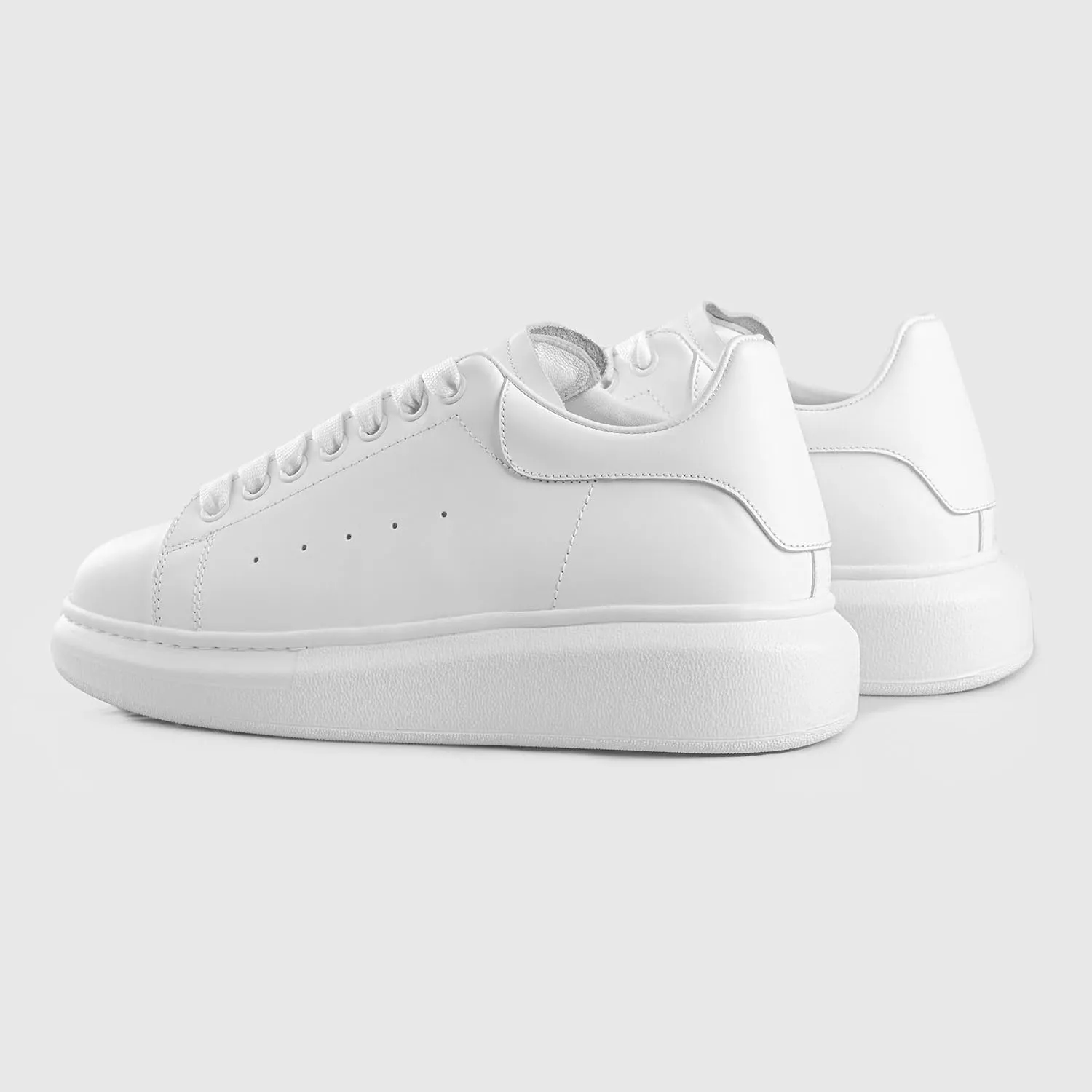 SOLL Queen Men's Sneakers | Leather Perforated Oversized Thick Sole