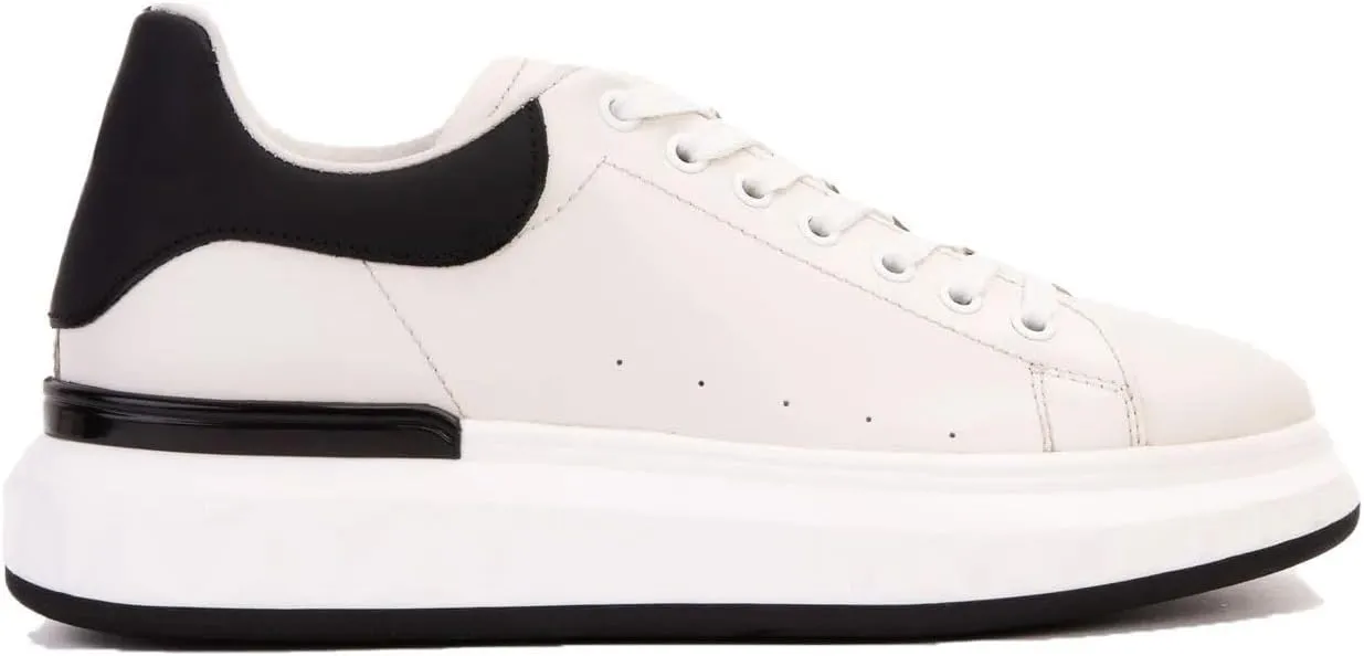 SOLL Sequoia Men's Fashion-Sneakers | Premium Genuine Leather Perforated Oversized Thick Sole