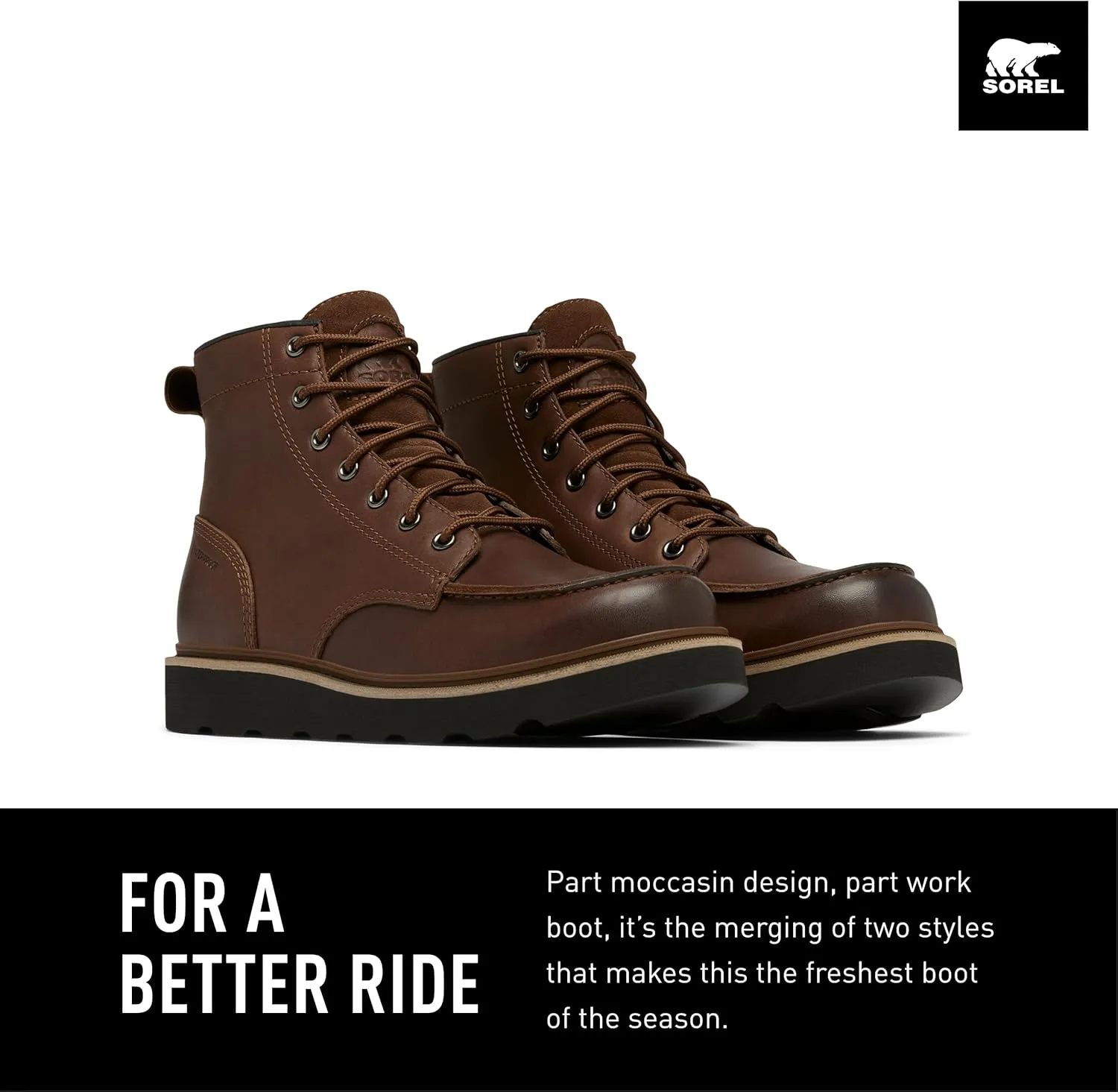 SOREL Men's Slabtown 62 Moc Waterproof Boot