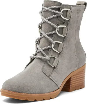 Sorel Women's Cate Lace Bootie — Waterproof Leather Rain Boot