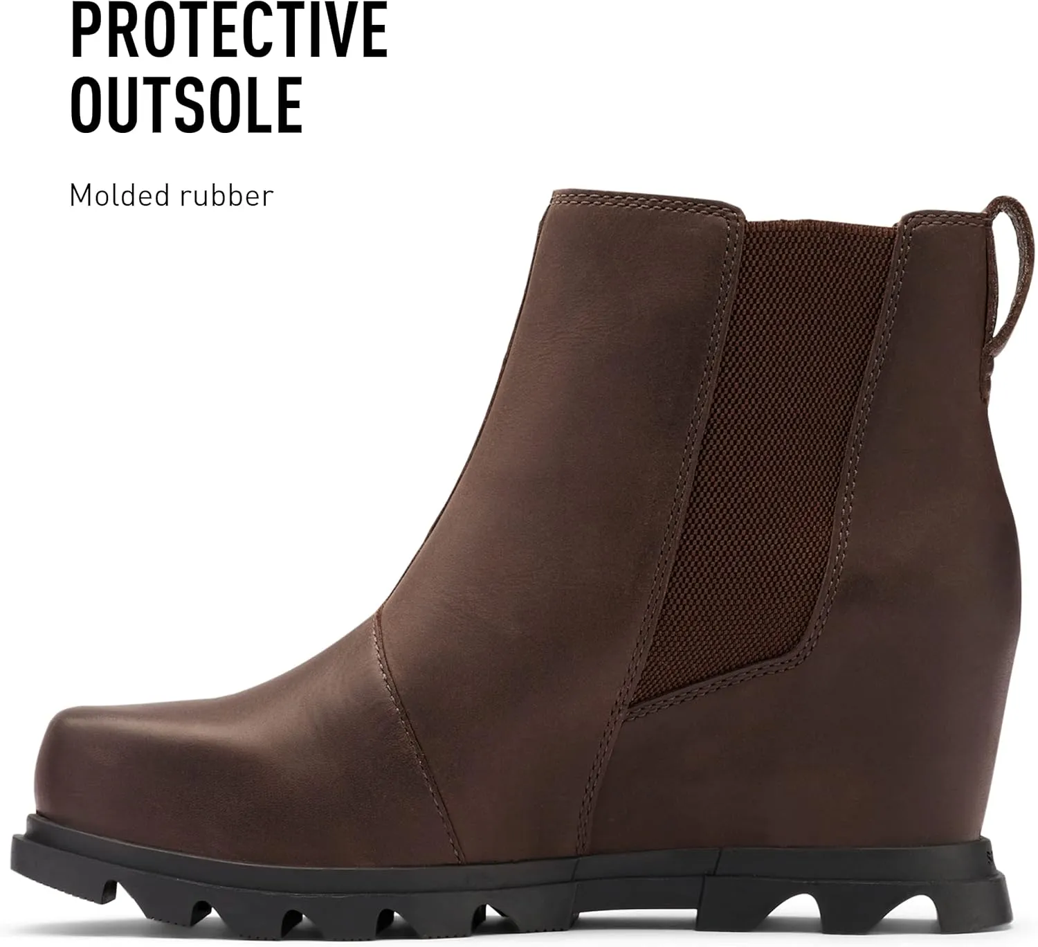 Sorel Women's Joan of Arctic Wedge III Chelsea Boot — Waterproof Leather Wedge Boots