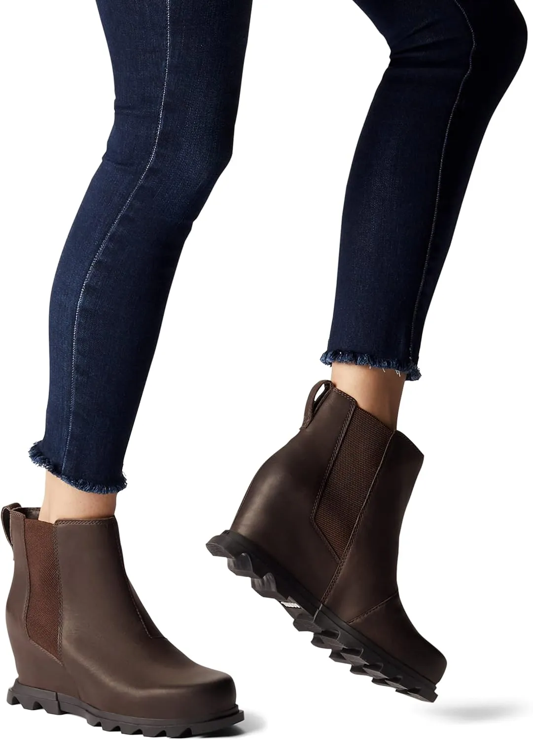 Sorel Women's Joan of Arctic Wedge III Chelsea Boot — Waterproof Leather Wedge Boots