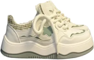 Star Platform Shoes, Cute Sneakers for Women Walking Outdoor, Thick Soled Shoes, Stylish Casual Shoes for Sports