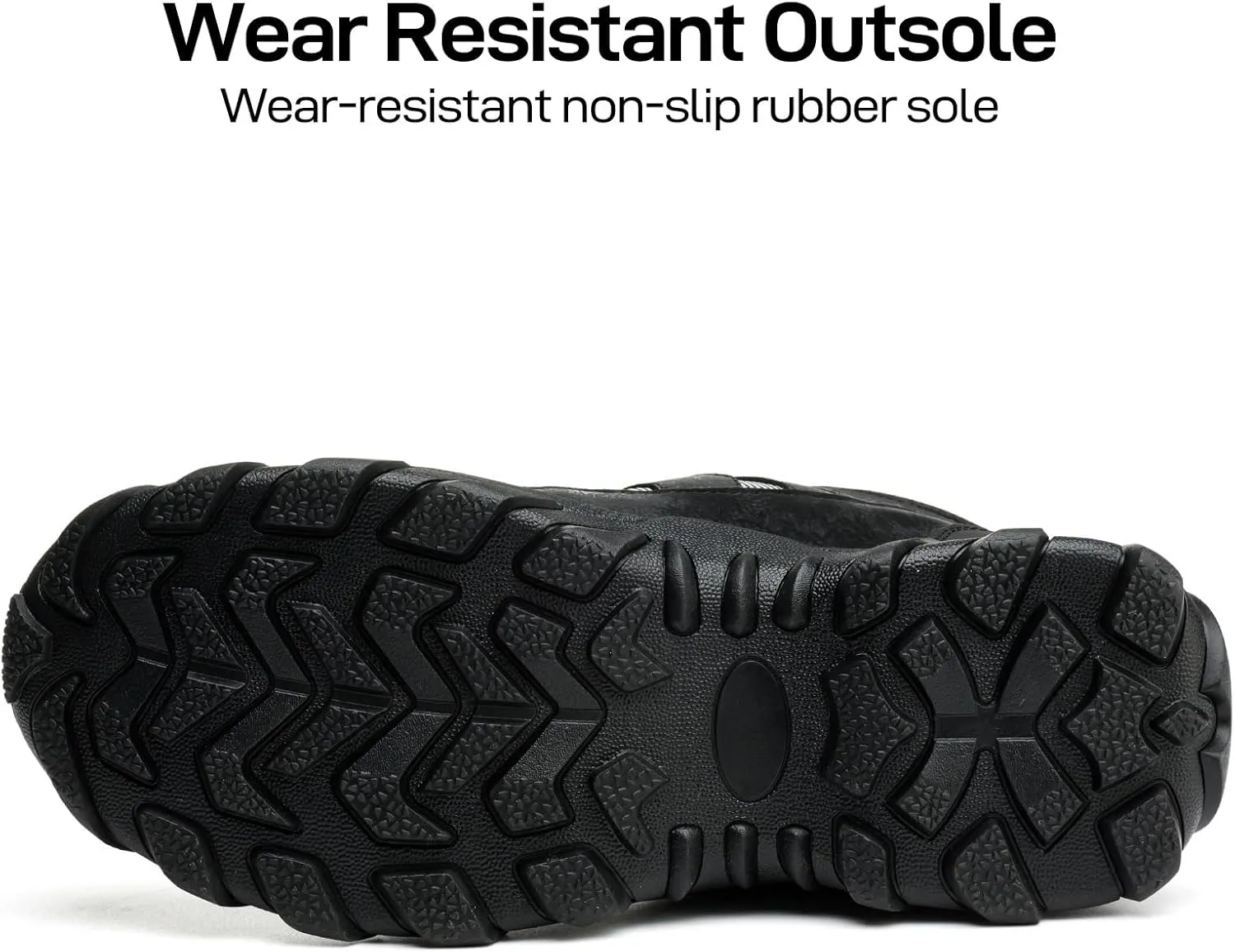 Steel Toe Work Boots for Men Safety Mens Work Boots Comfortable Slip Resistant Composite Toe Construction Shoes