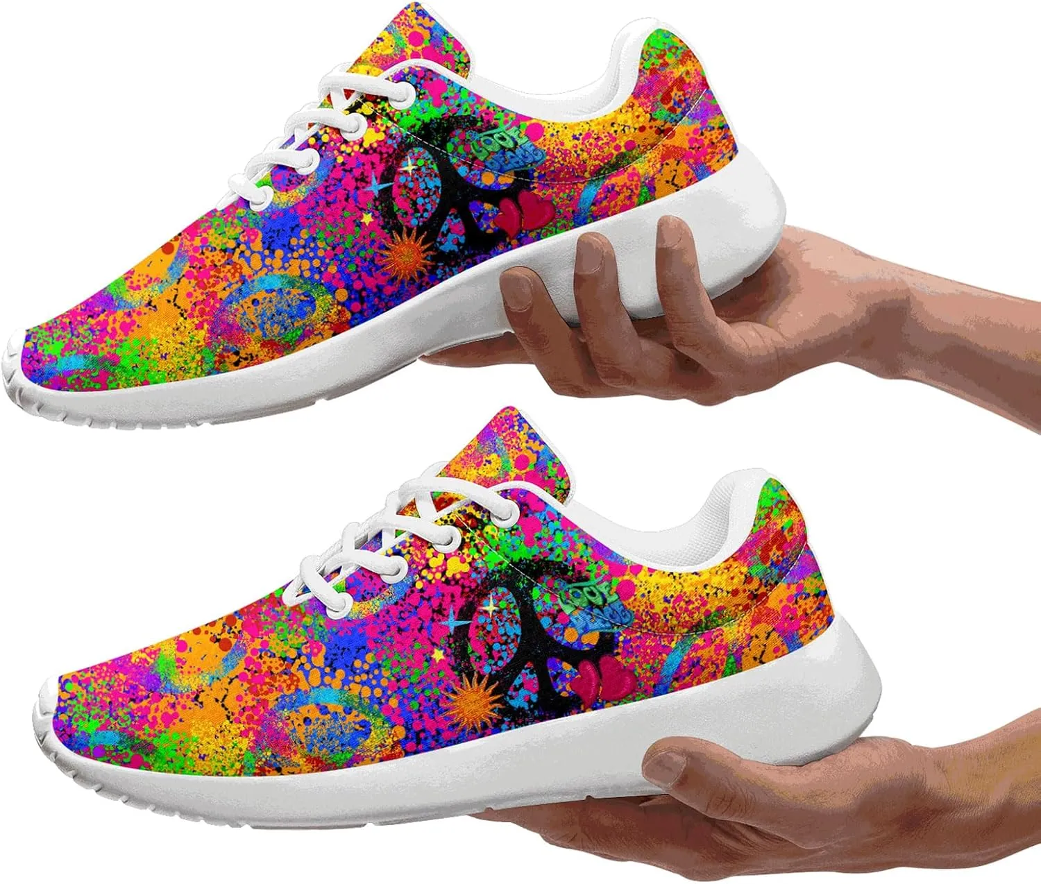 Stylish Lightweight Mesh Sneakers for Men & Women Breathable Running Shoes for Casual Wear,Sports & Travel