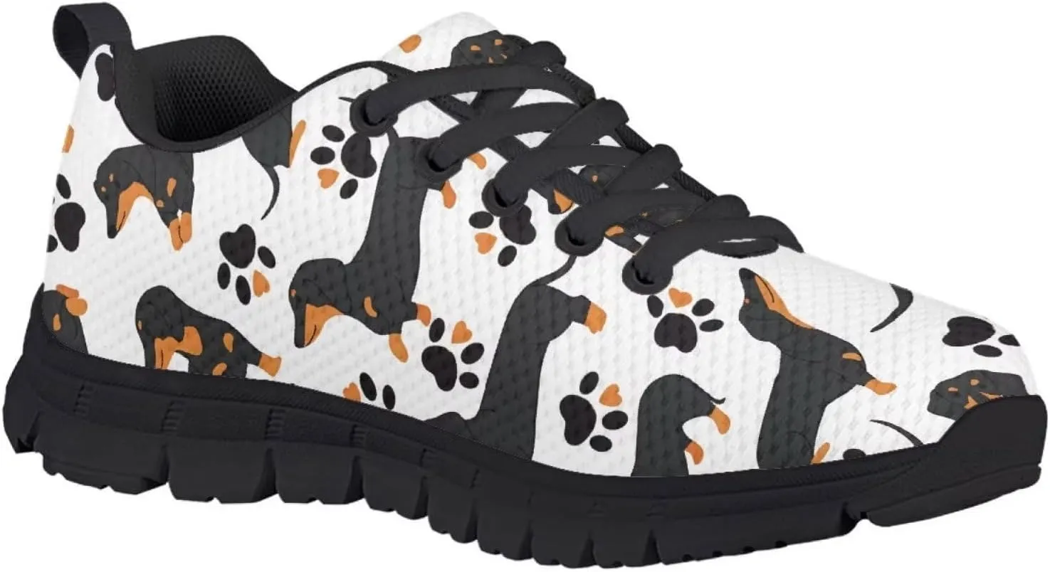 SYtrade Girls Athletic Shoes Kid's Lace-up Running Shoe Black Sole