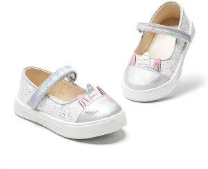 THEE BRON Toddler Shoes Girls Glitter Fashion Sneakers Sparkly Sequin Casual Shoes