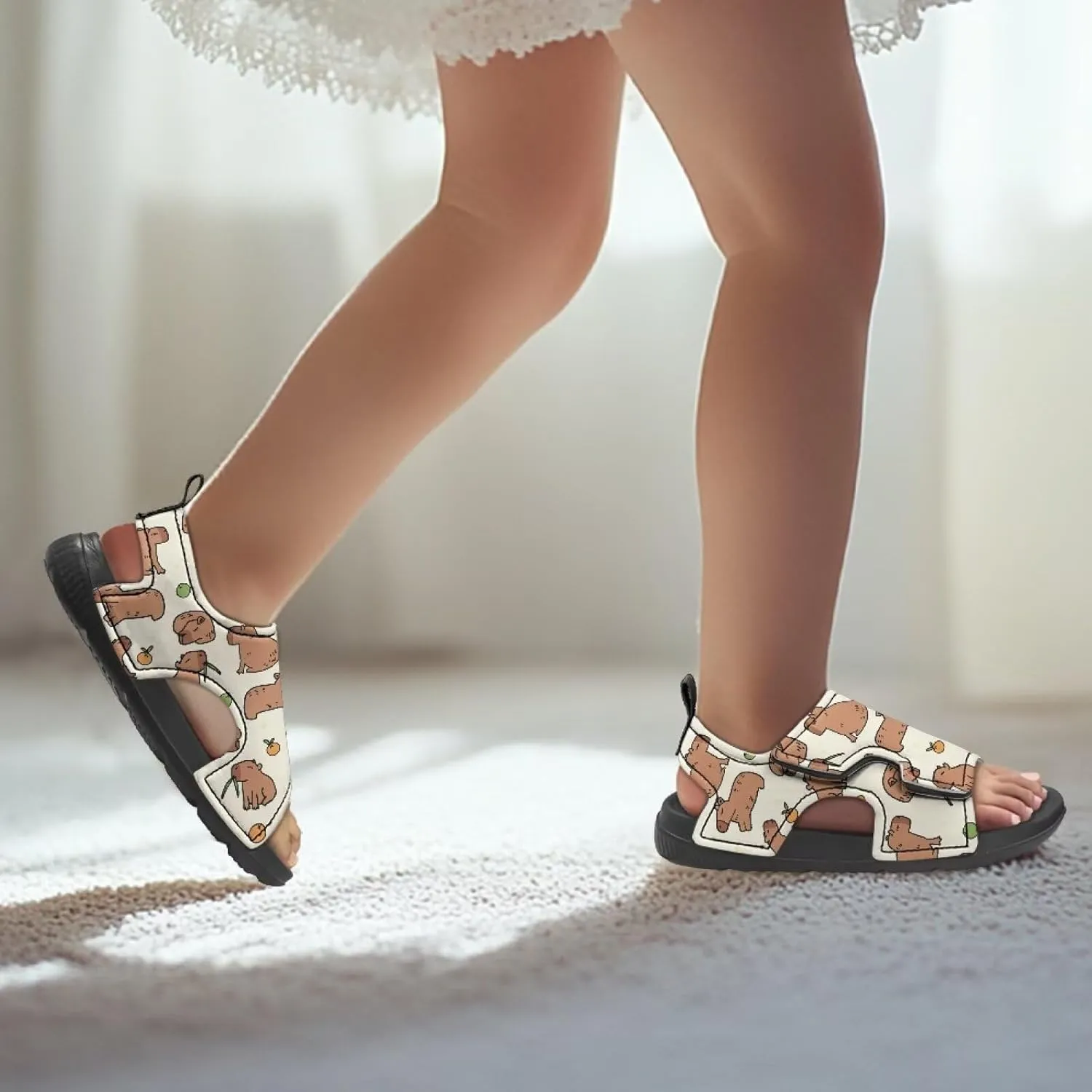 Toddler Boy Sandals Funny Summer Shoes for Kids Slip On Sandals