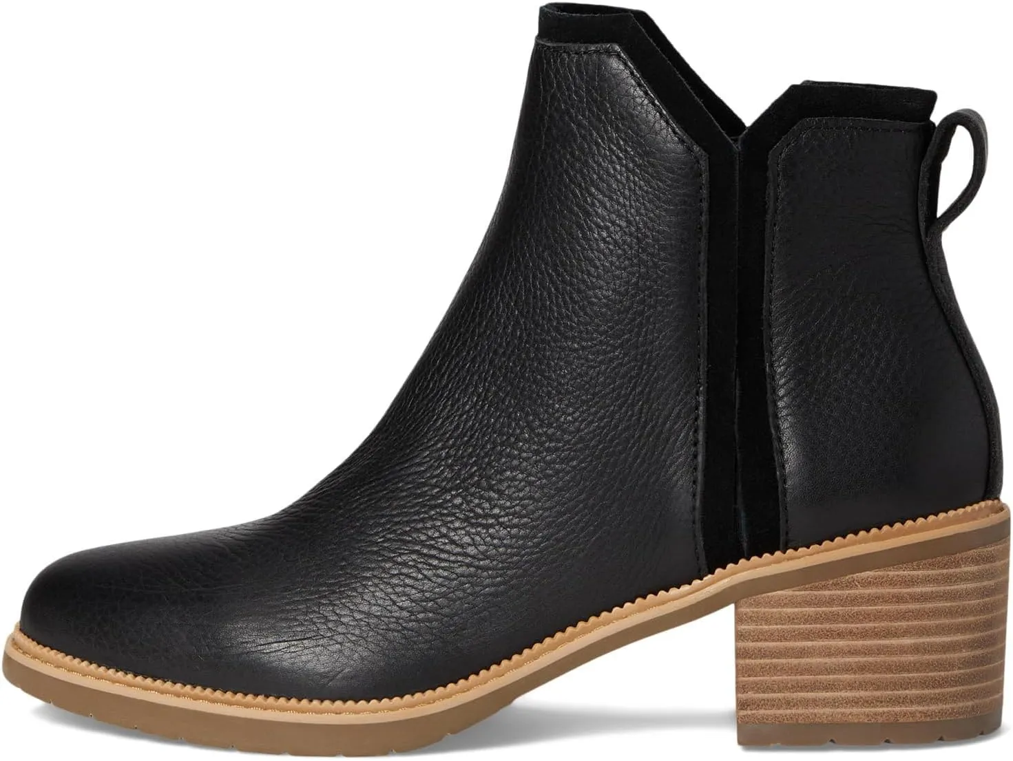 TOMS Womens Hailey Round Toe Pull On Casual Boots Ankle Low Heel 1-2" - Brown