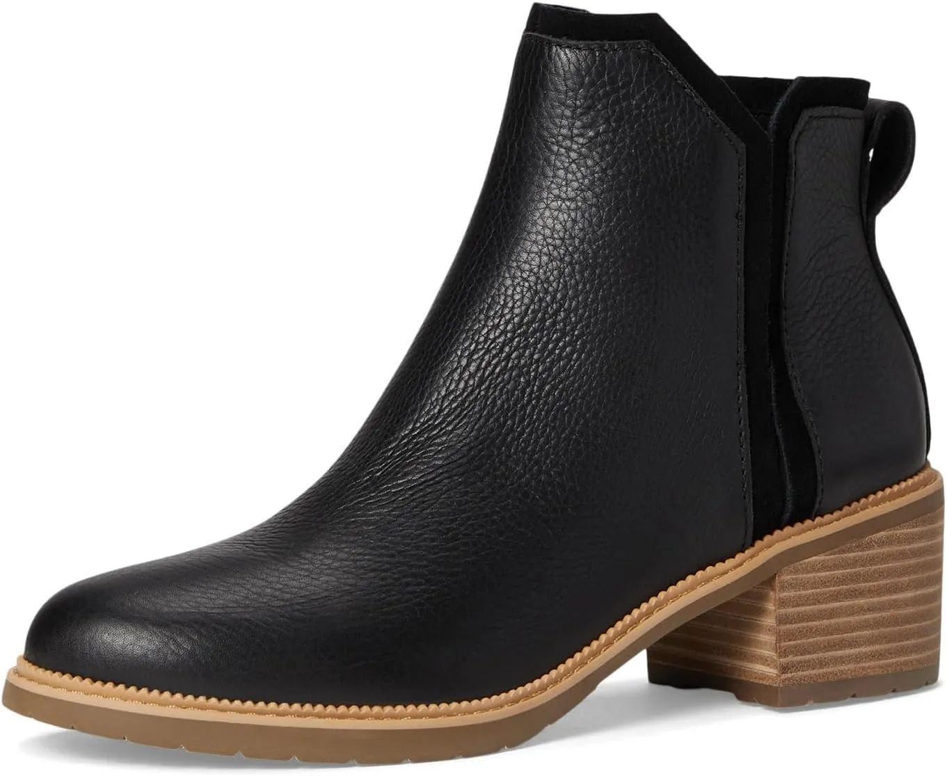 TOMS Womens Hailey Round Toe Pull On Casual Boots Ankle Low Heel 1-2" - Brown