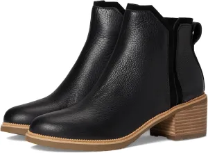 TOMS Womens Hailey Round Toe Pull On Casual Boots Ankle Low Heel 1-2" - Brown
