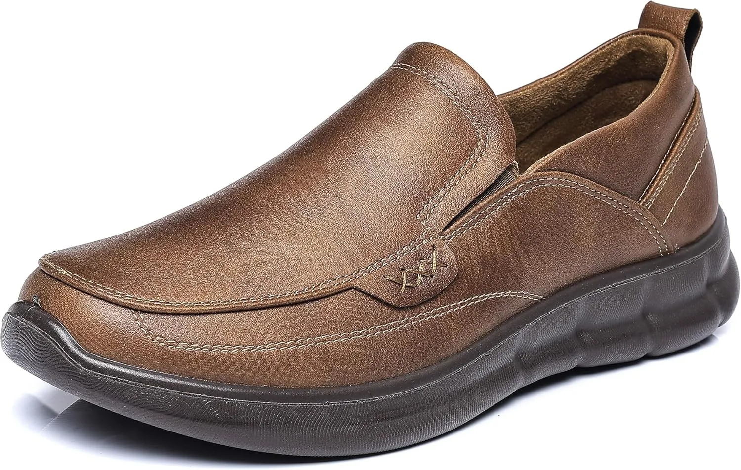 Trsorini Mens Slip-on Casual Loafers Shoes Classic Bussiness Lightweight Soft Shoes Office Comfortable for Male