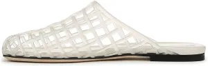UBWDU Womens Clear Jelly Shoes Slip on Closed Toe Jelly Mesh Flats Sandals Slides Comfortable Summer Beach Slippers