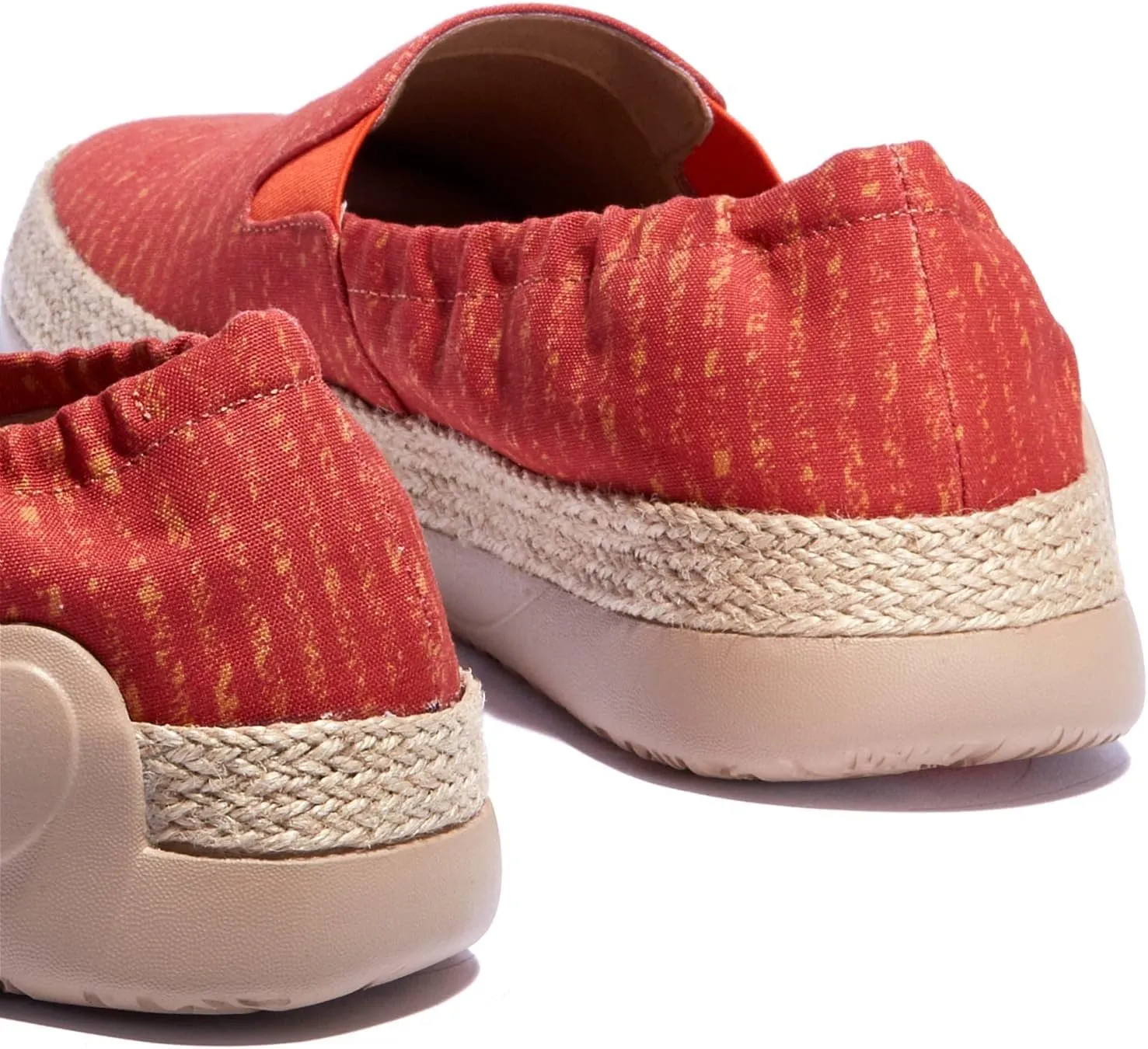 UIN Men's Espadrilles Slip OnsLightweight Walking Casual Loafers Comfortable Art Painted Travel Shoes Marbella Series