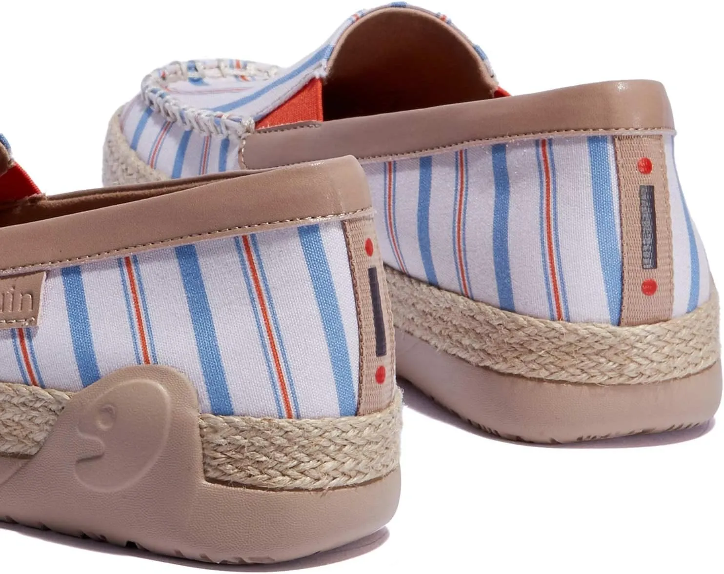 UIN Women's Espadrilles Slip On Lightweight Walking Casual Loafers Comfortable Art Painted Travel Shoes Marbella Series