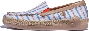 UIN Women's Espadrilles Slip On Lightweight Walking Casual Loafers Comfortable Art Painted Travel Shoes Marbella Series