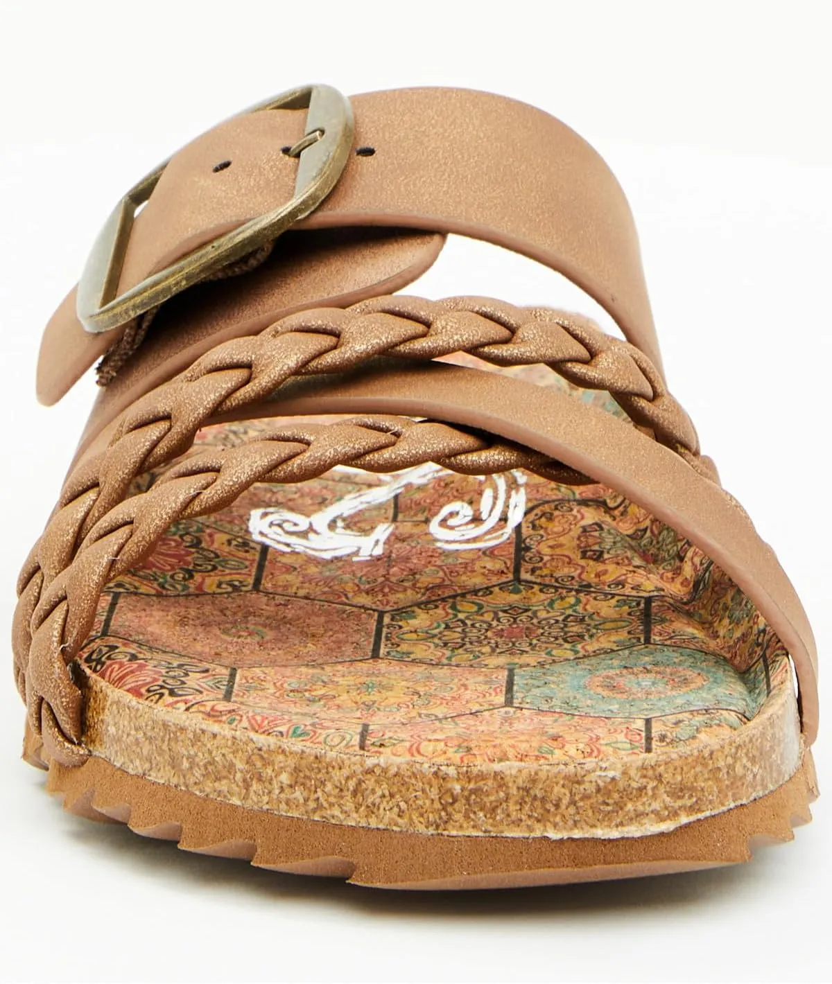 Very G Womens Nora 3 Fashion Slide Sandal