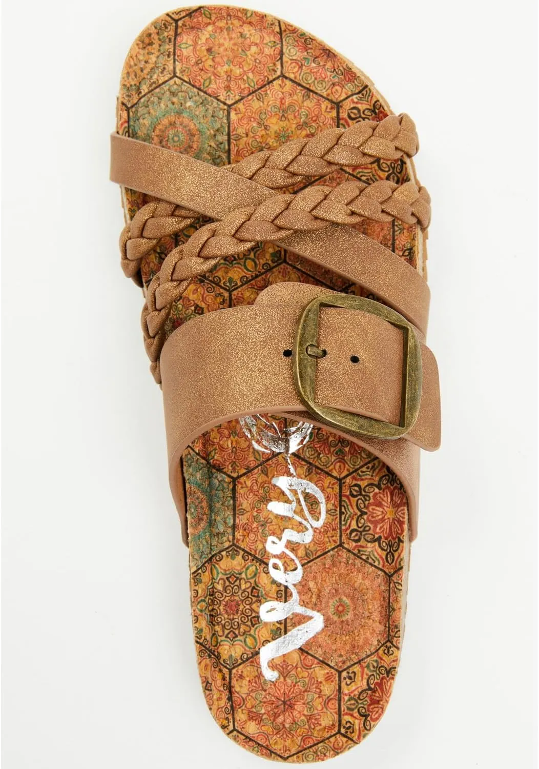Very G Womens Nora 3 Fashion Slide Sandal