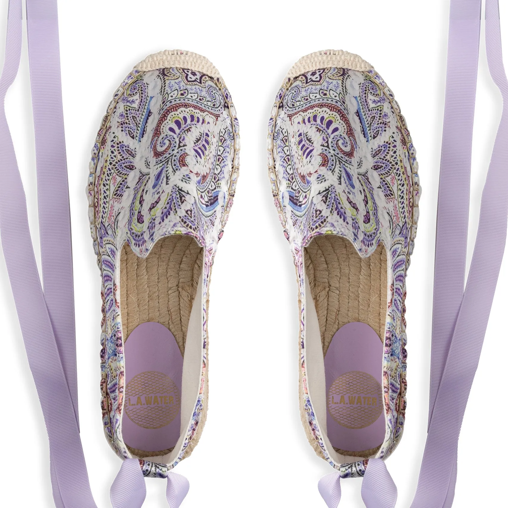 VIOLET PAISLEY ESPADRILLAS