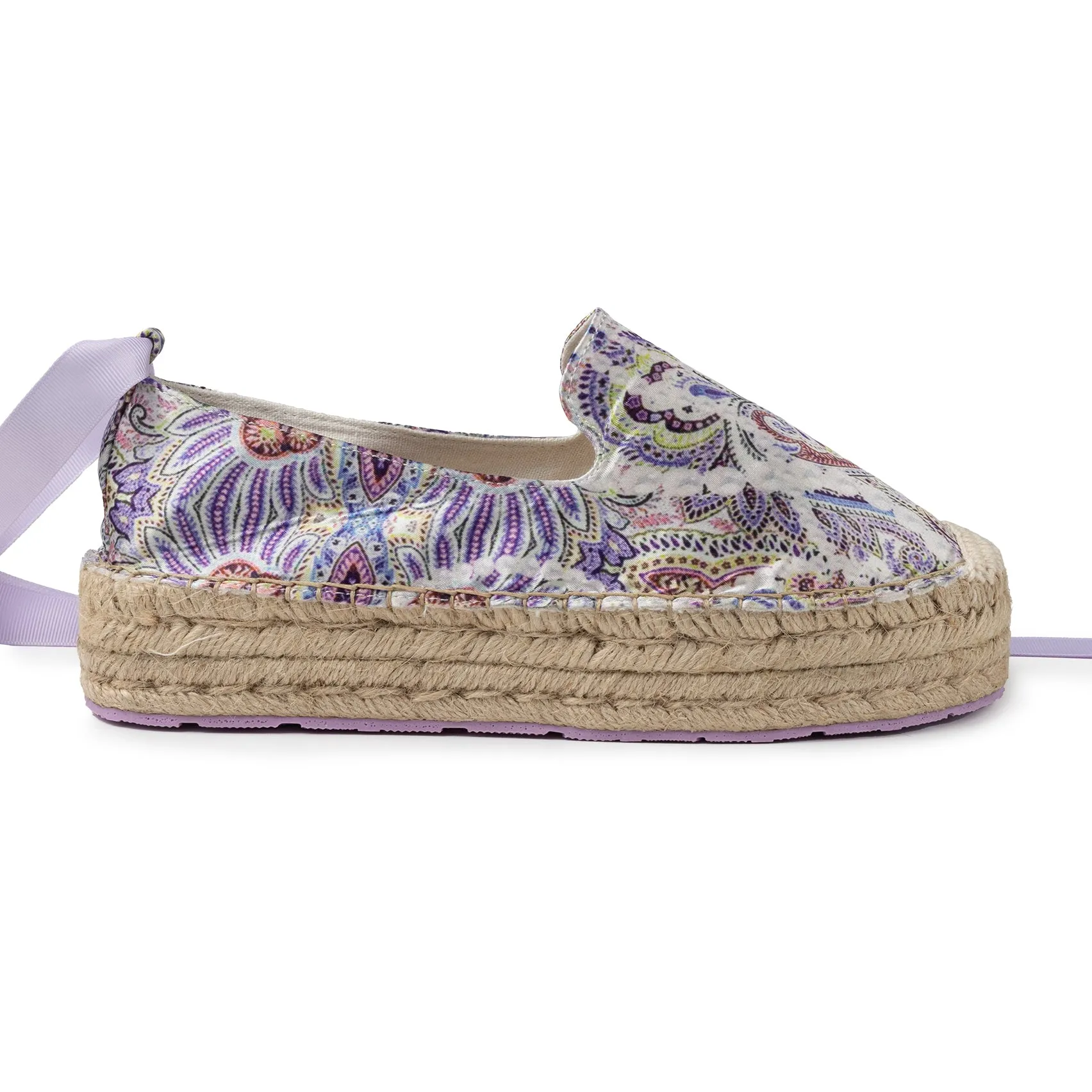 VIOLET PAISLEY ESPADRILLAS