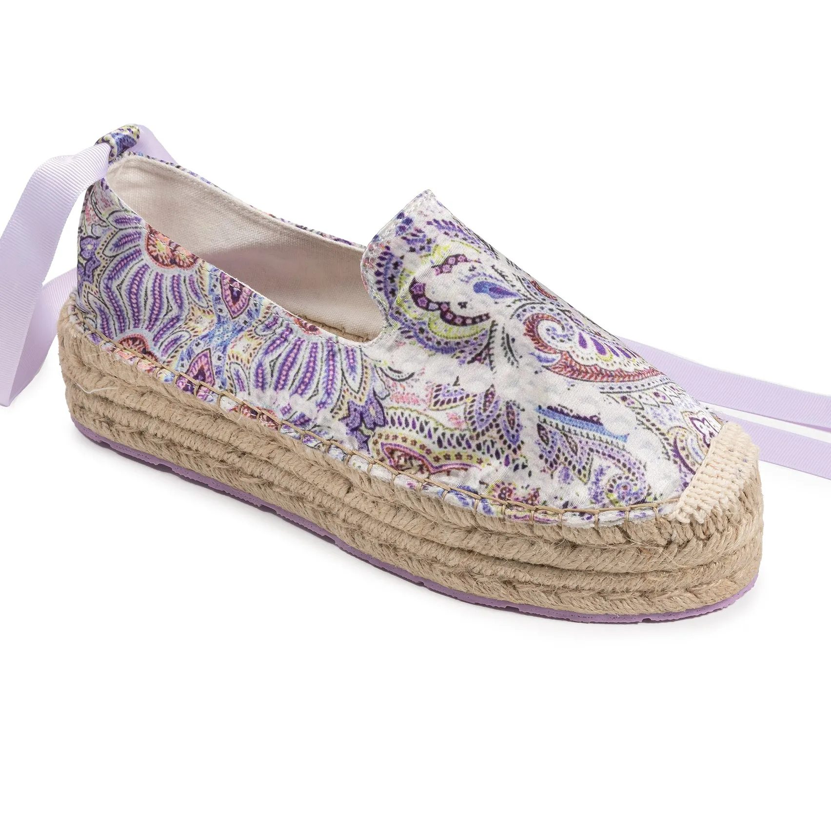 VIOLET PAISLEY ESPADRILLAS