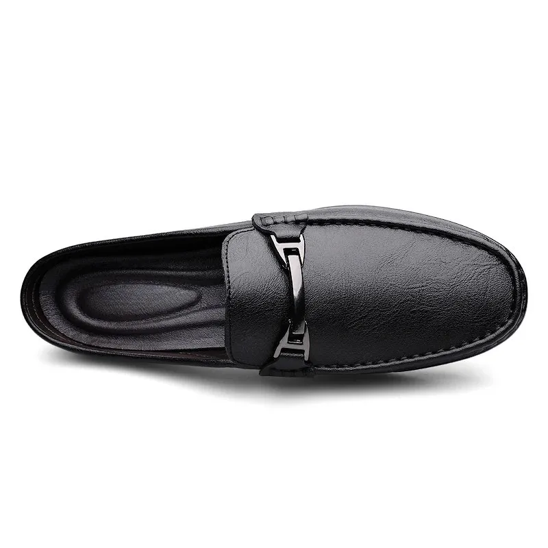 Vittorio Horsebit Backless Loafers